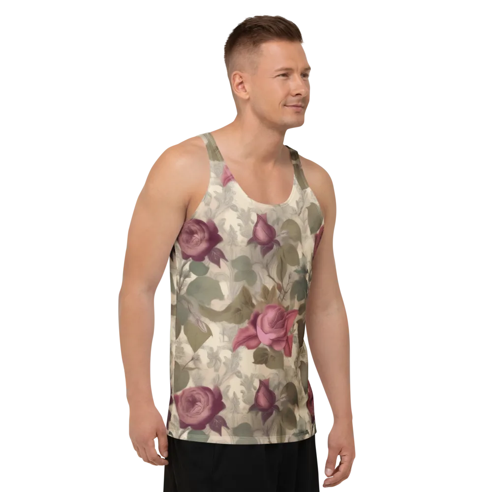 Rosewood Reverie on Men's Tank Top — Right Front