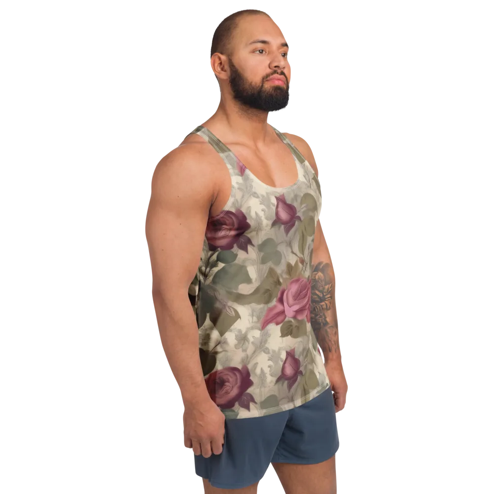 Rosewood Reverie on Men's Tank Top — Right Front