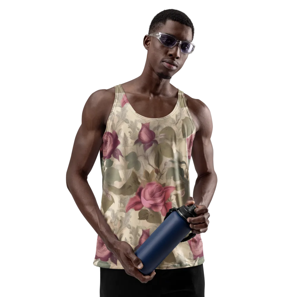 Rosewood Reverie on Men's Tank Top — Front