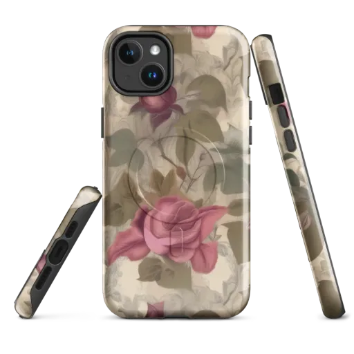 Rosewood Reverie on a MagSafe Tough Case for iPhone®