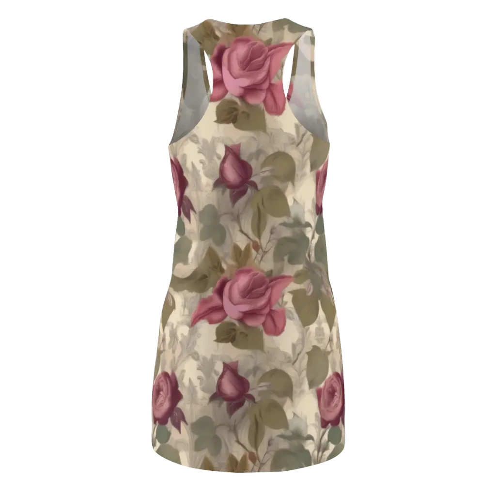 Rosewood Reverie on Racerback Dress — Back