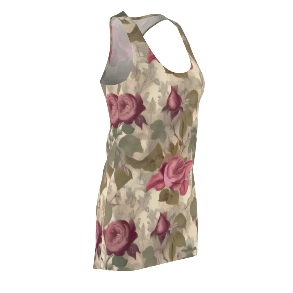 Rosewood Reverie on Racerback Dress — Front Side