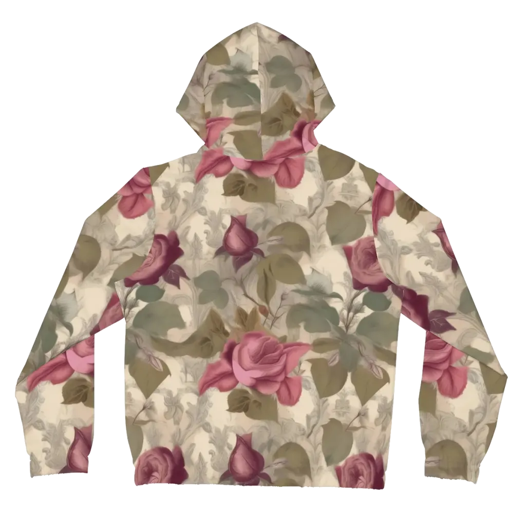 Rosewood Reverie on Women's Full-Zip Hoodie — Back