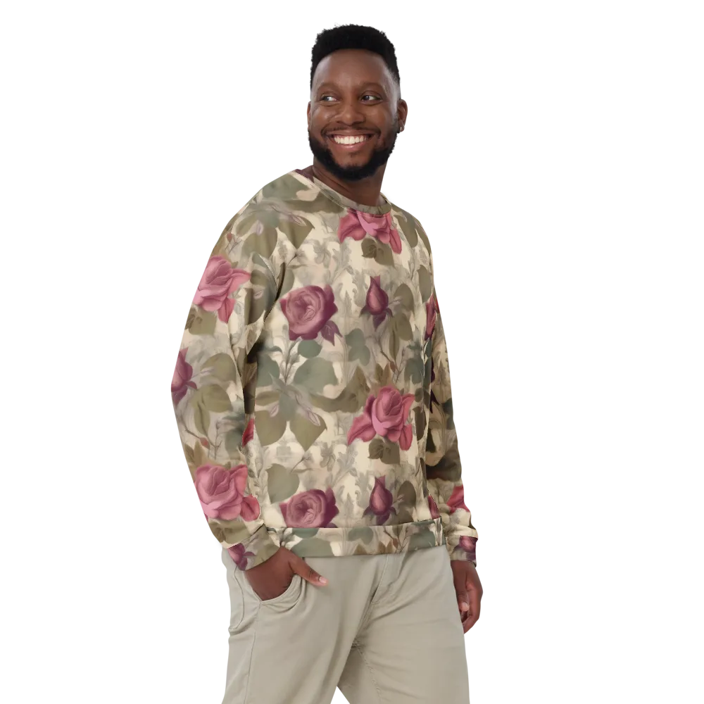 Rosewood Reverie on Sweatshirt — Front