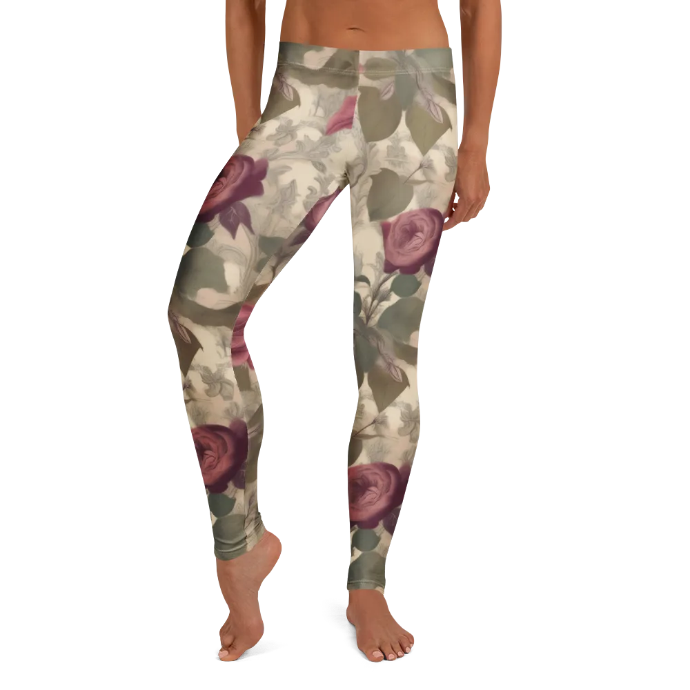 Rosewood Reverie on Leggings — Front