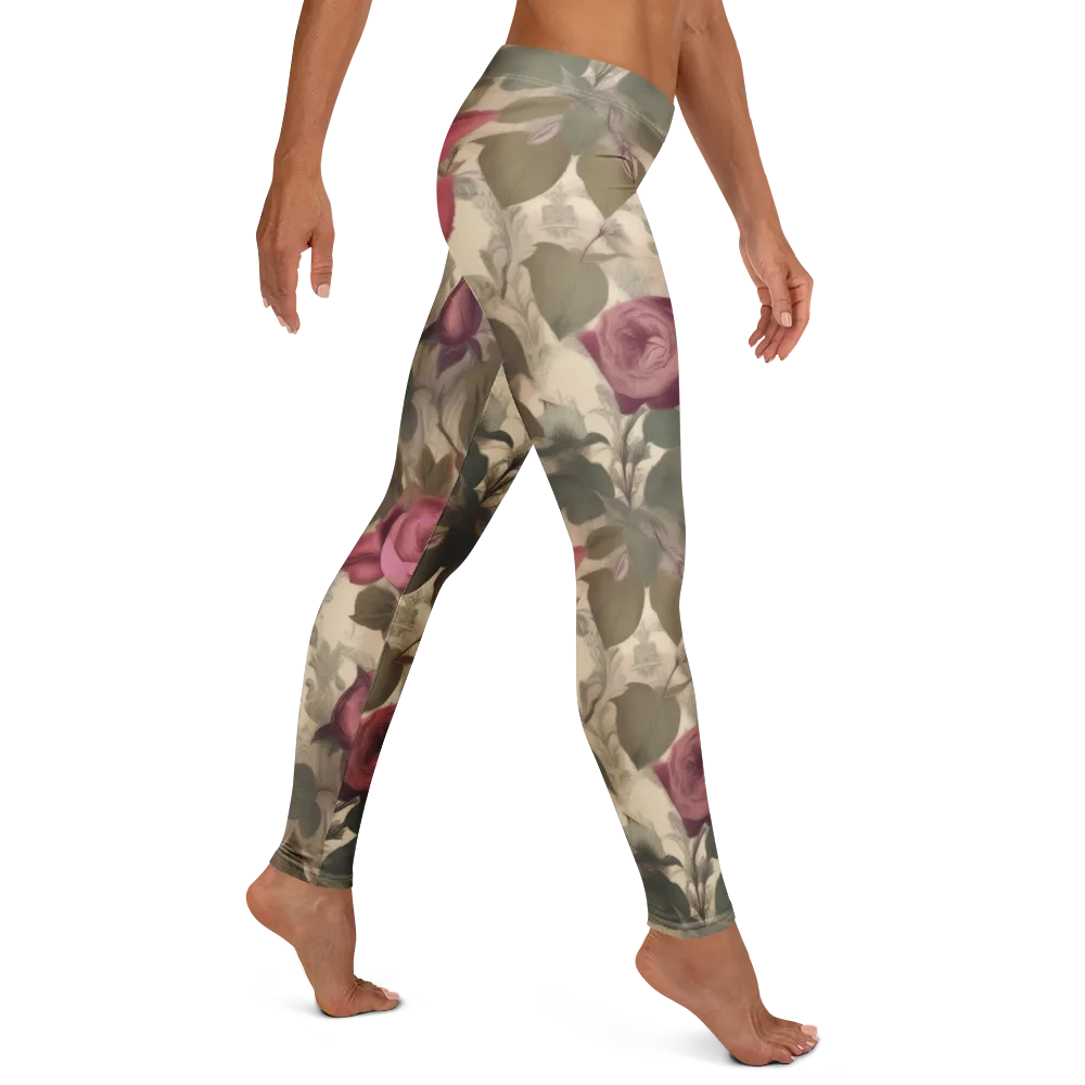 Rosewood Reverie on Leggings — Right