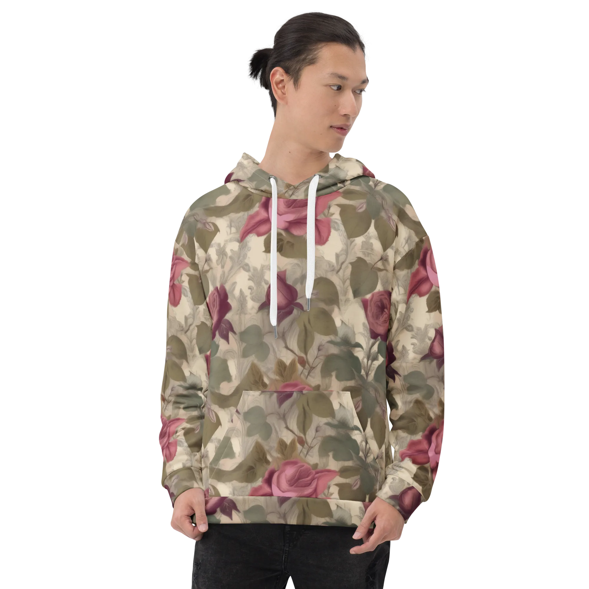 Rosewood Reverie on Hoodie — Front