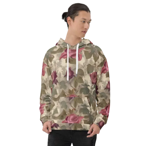 Rosewood Reverie on a Hoodie