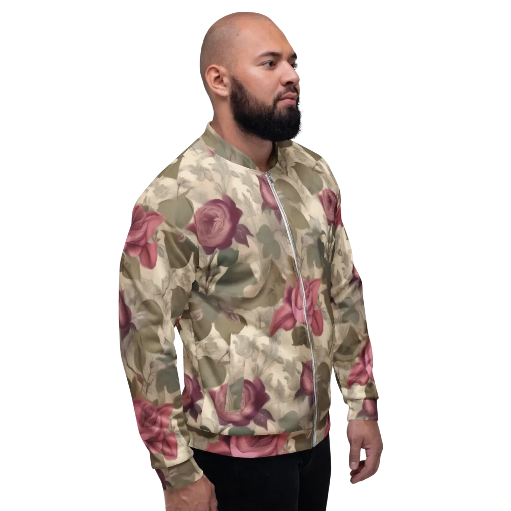 Rosewood Reverie on Bomber Jacket — Right