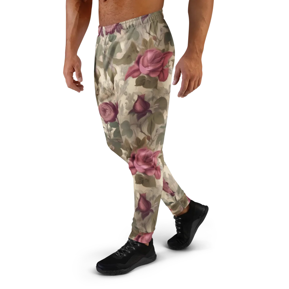 Rosewood Reverie on Men's Joggers — Left