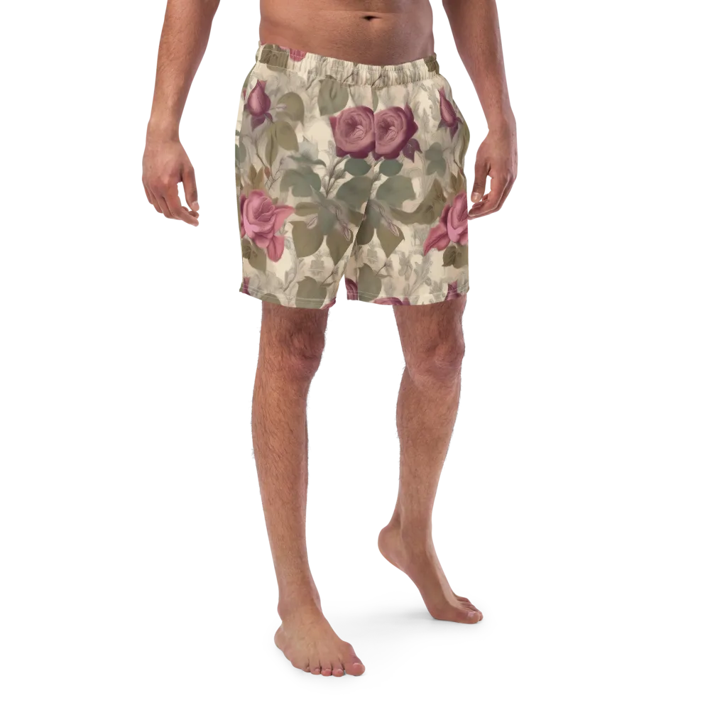 Rosewood Reverie on Swim Trunks — Front