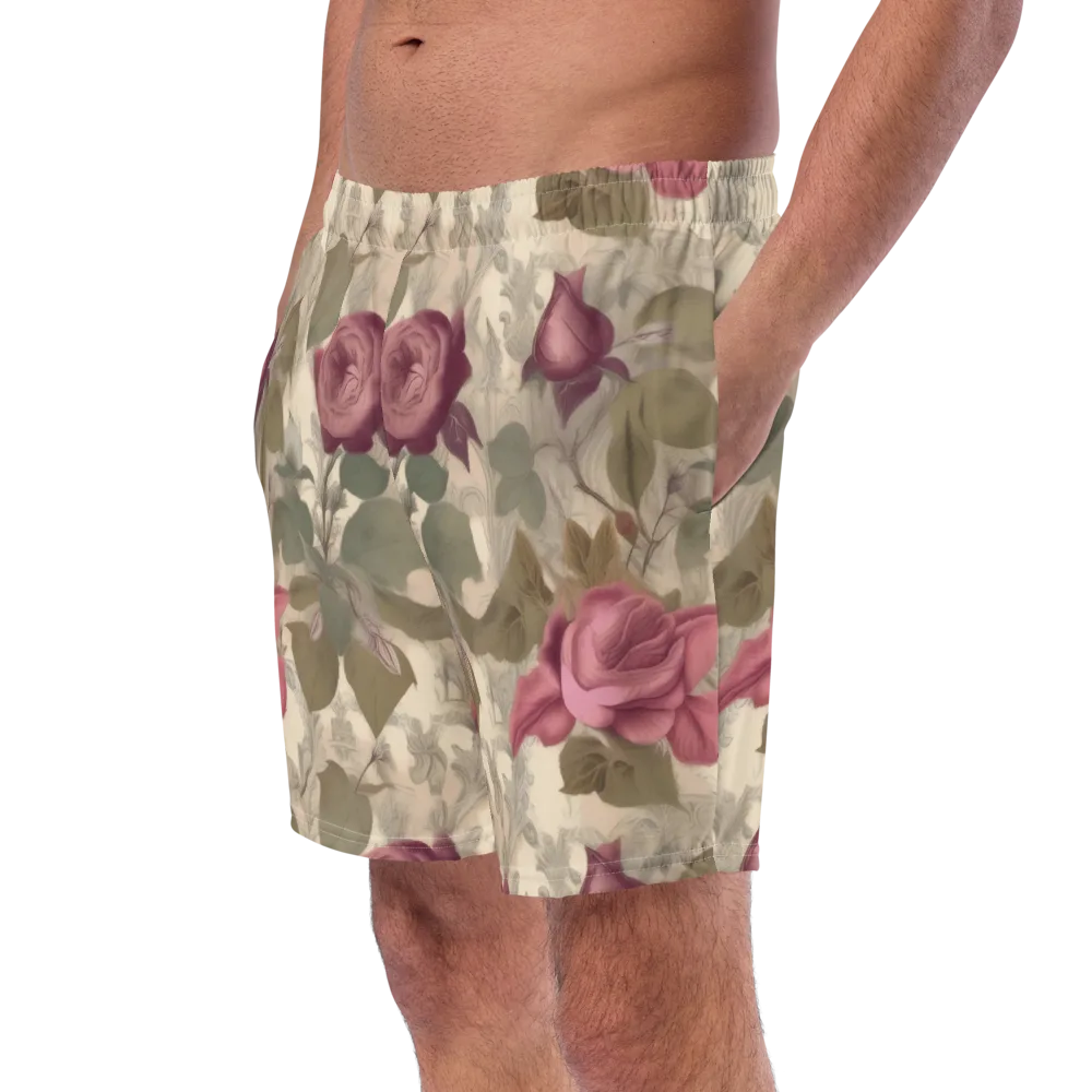 Rosewood Reverie on Swim Trunks — Left Front