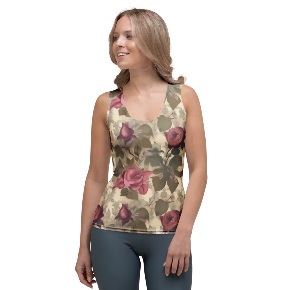 Rosewood Reverie on Women's Tank Top — Front