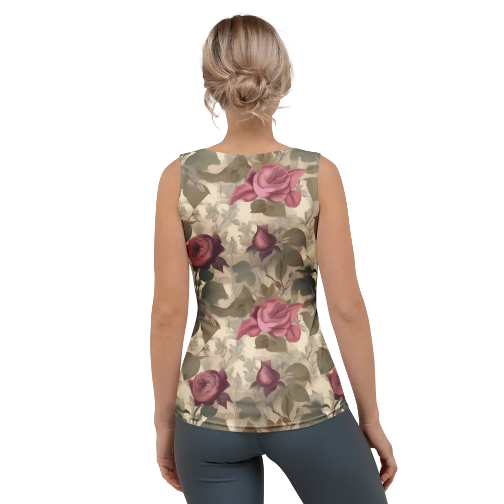 Rosewood Reverie on Women's Tank Top — Back