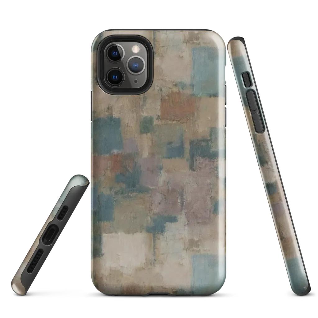 Muted Mosaic on Tough Case for iPhone® — Front