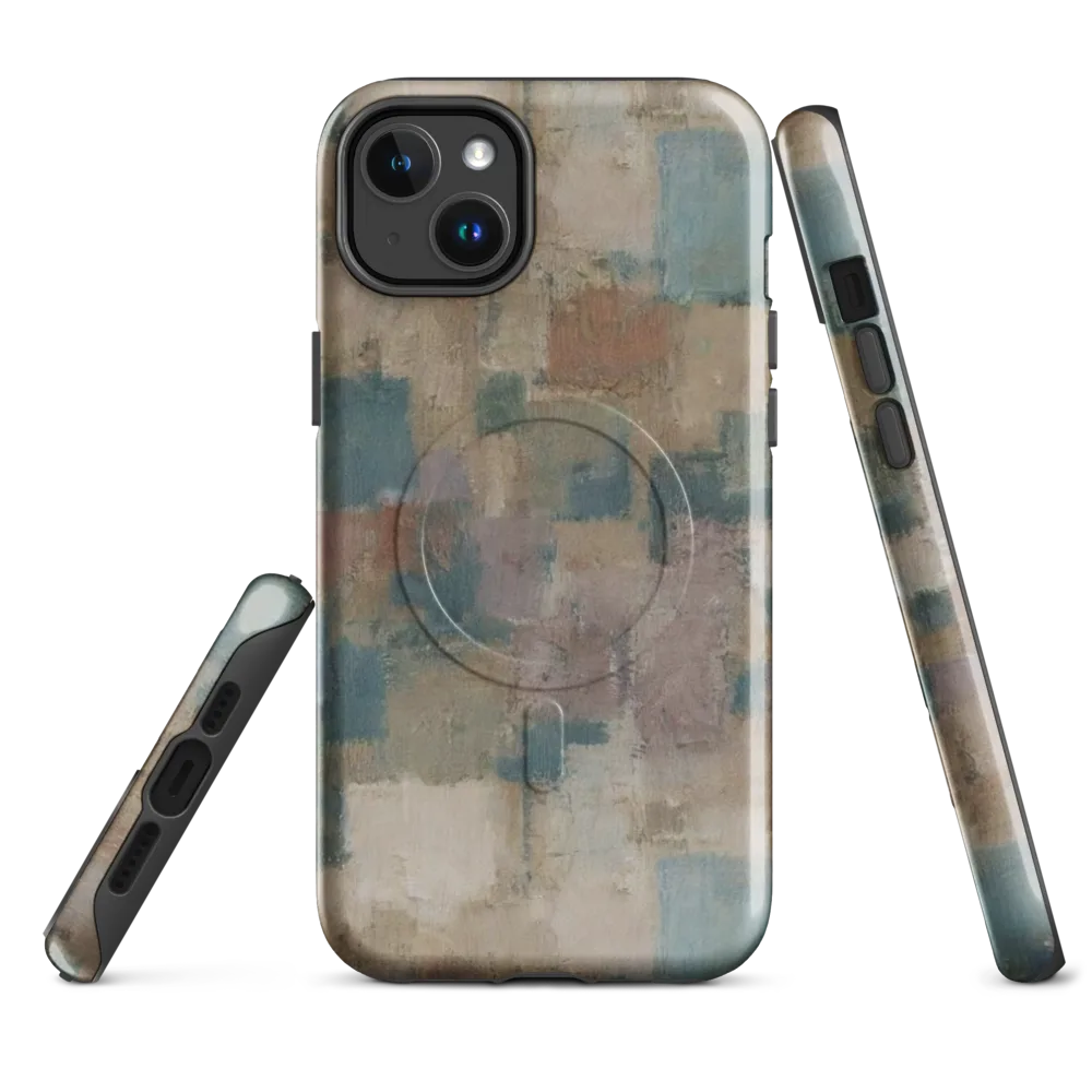 Muted Mosaic on MagSafe Tough Case for iPhone® — Front