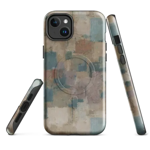 Muted Mosaic on a MagSafe Tough Case for iPhone®