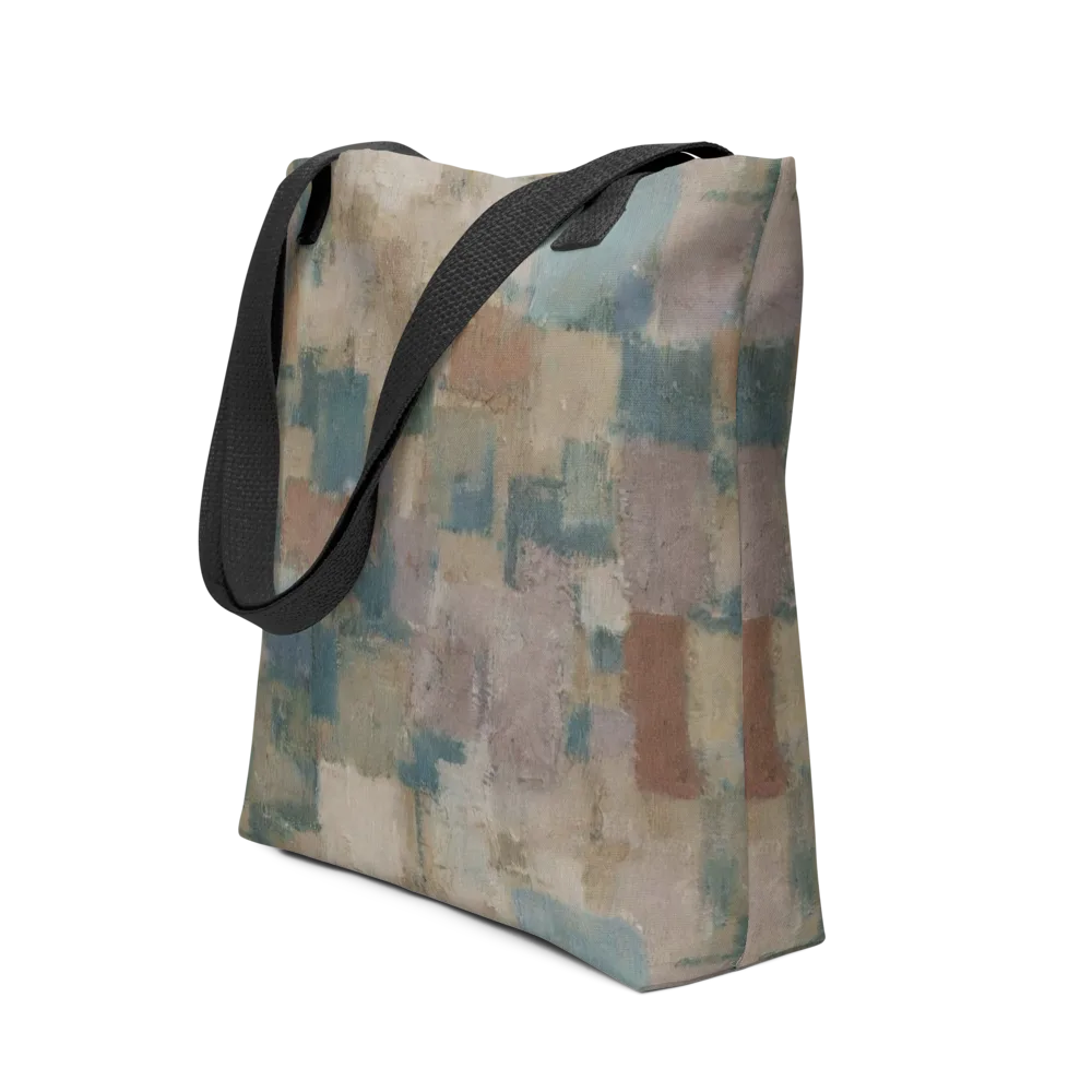 Muted Mosaic on Tote Bag — Front