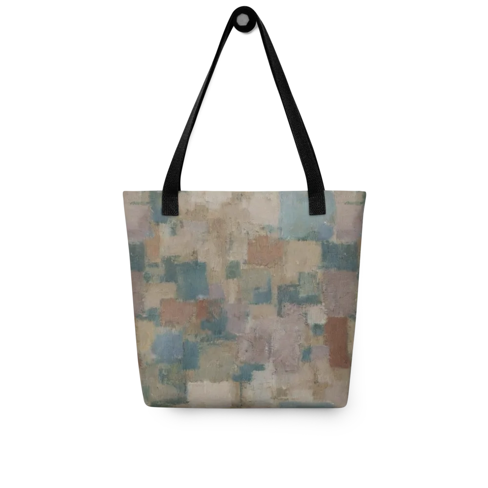 Muted Mosaic on Tote Bag — Front