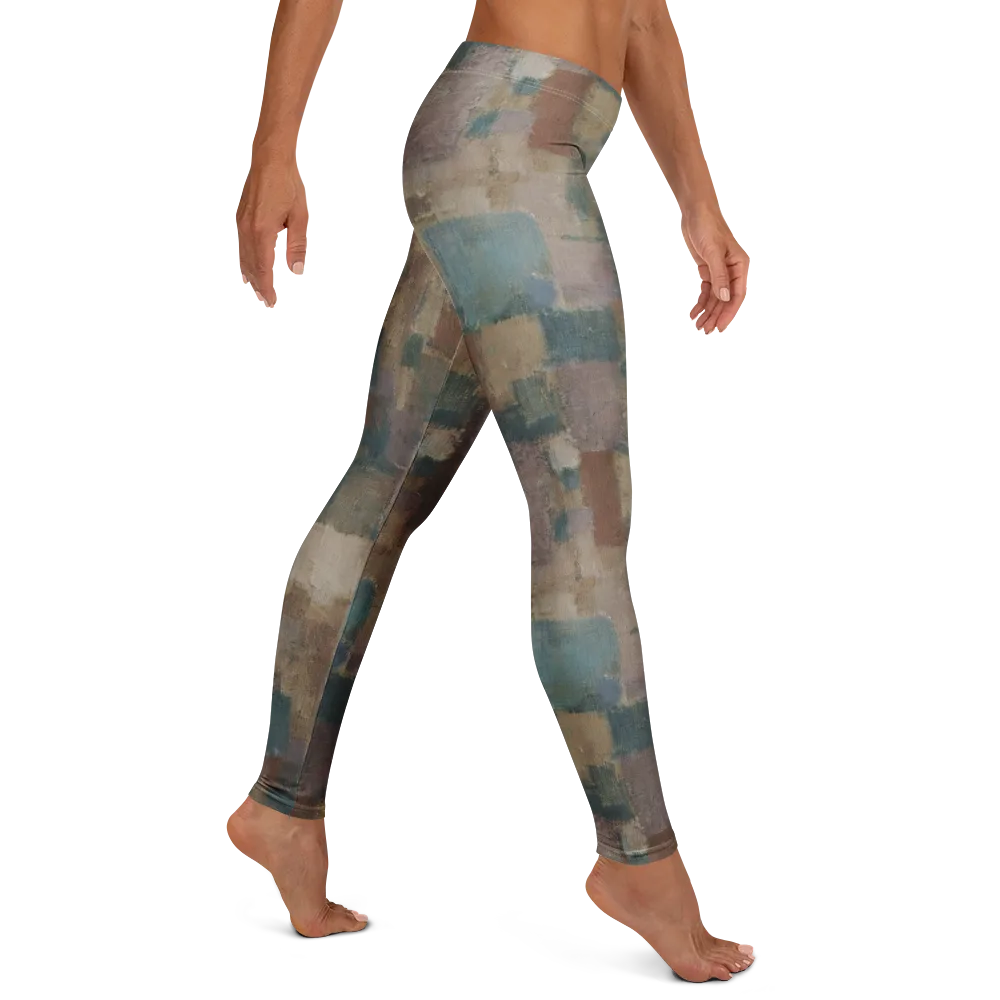 Muted Mosaic on Leggings — Right