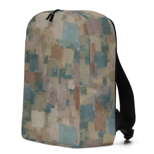 Muted Mosaic on a Minimalist Backpack
