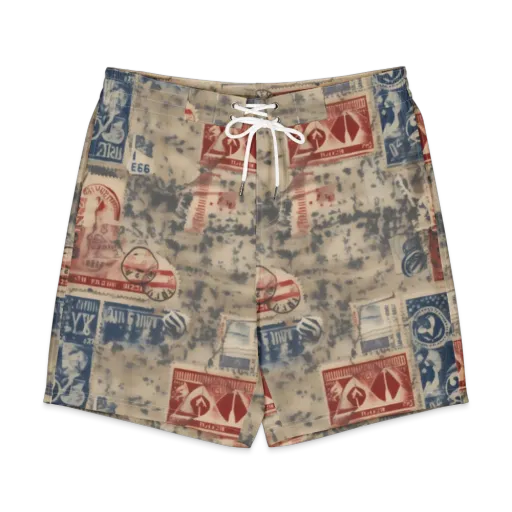 Stampede Blue on a Men's Board Shorts