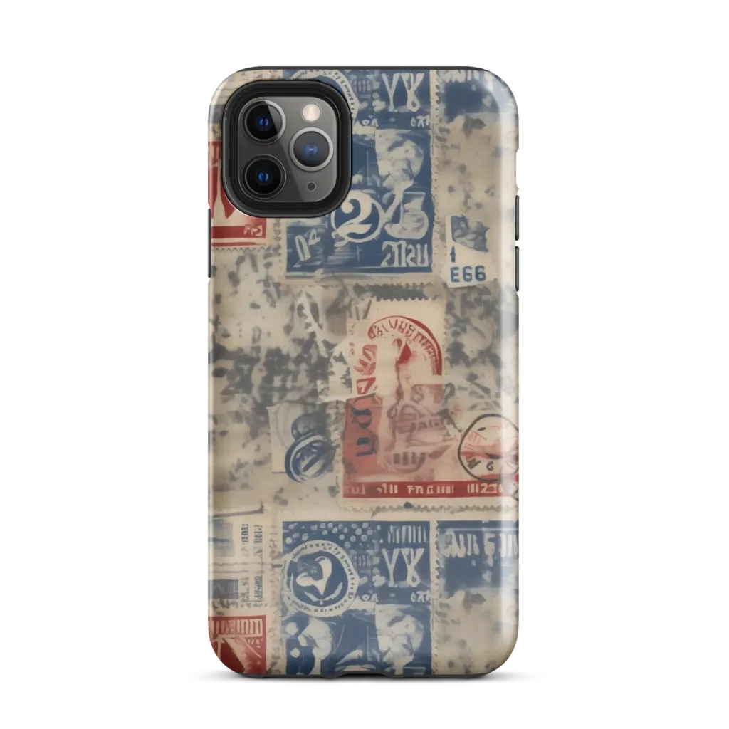 Stampede Blue on Tough Case for iPhone® — Front