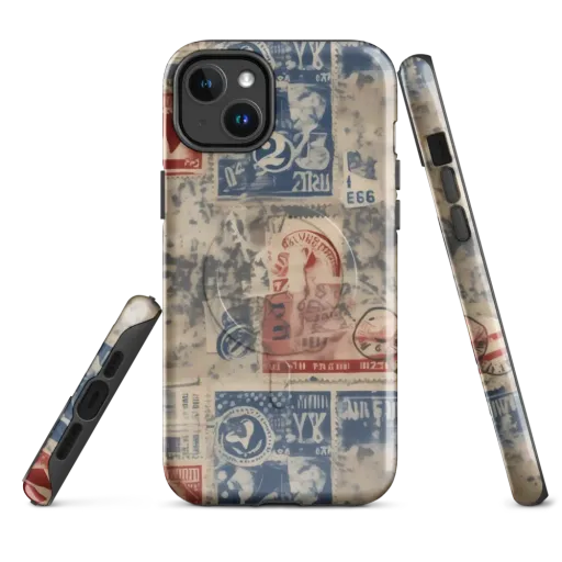 Stampede Blue on a MagSafe Tough Case for iPhone®