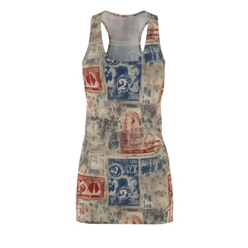Stampede Blue on a Racerback Dress