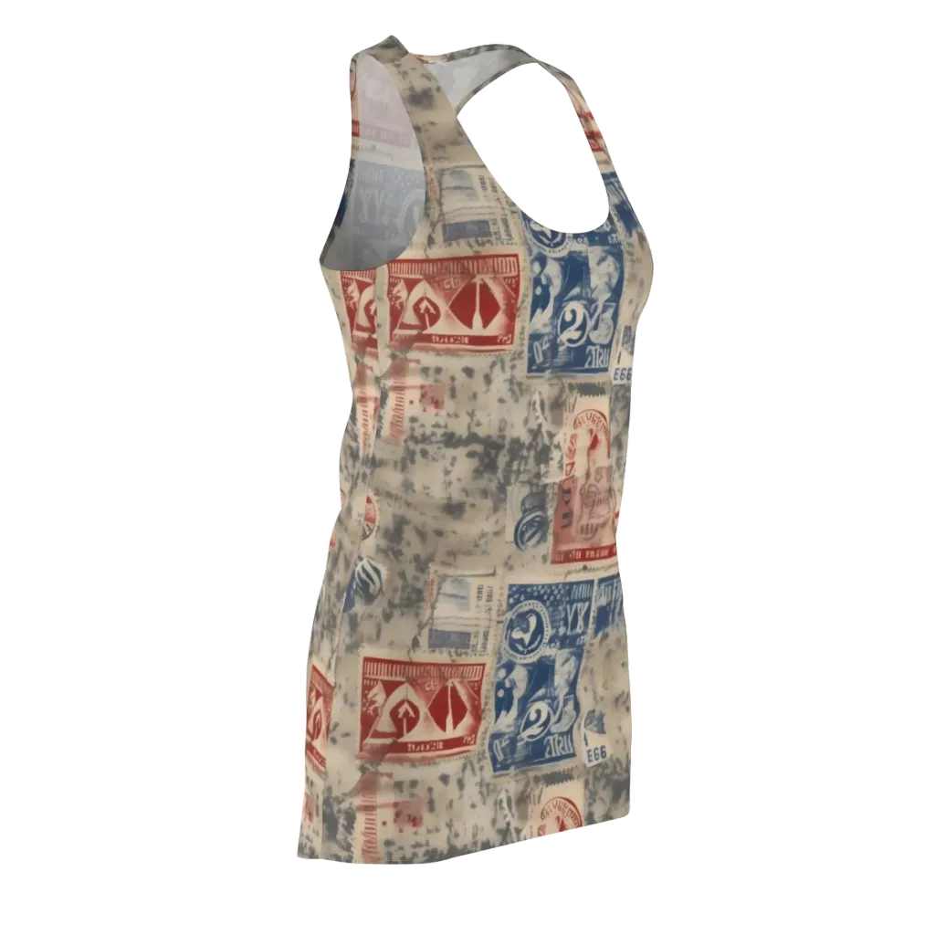 Stampede Blue on Racerback Dress — Front Side