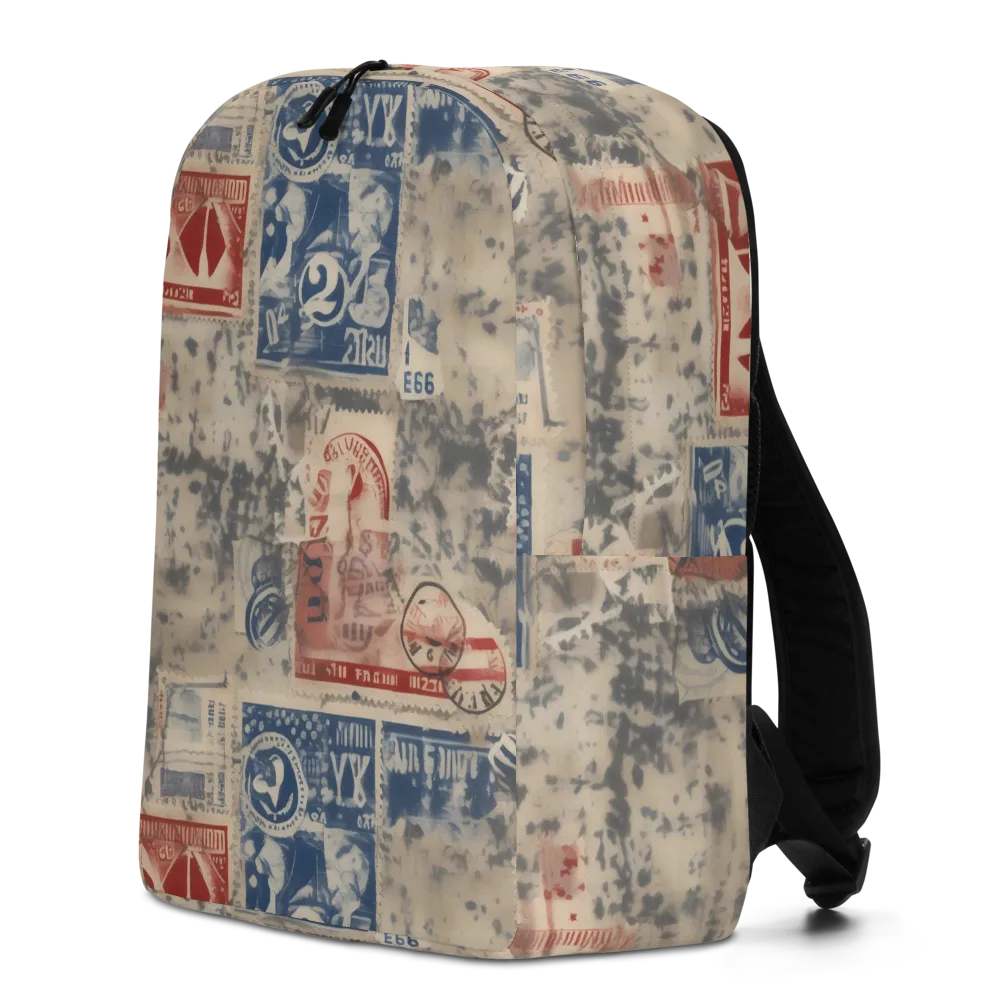 Stampede Blue on Minimalist Backpack — Left