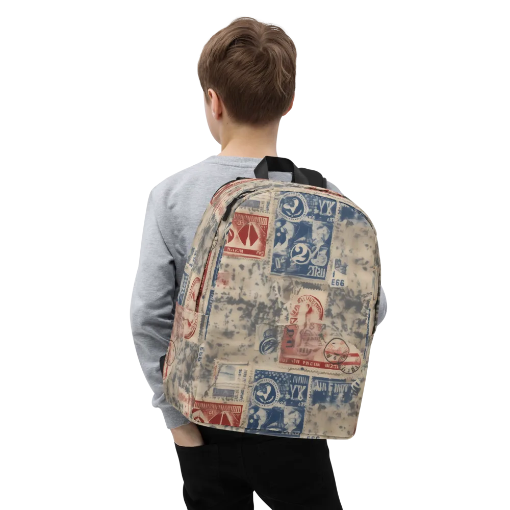 Stampede Blue on Minimalist Backpack — Zoomed-in