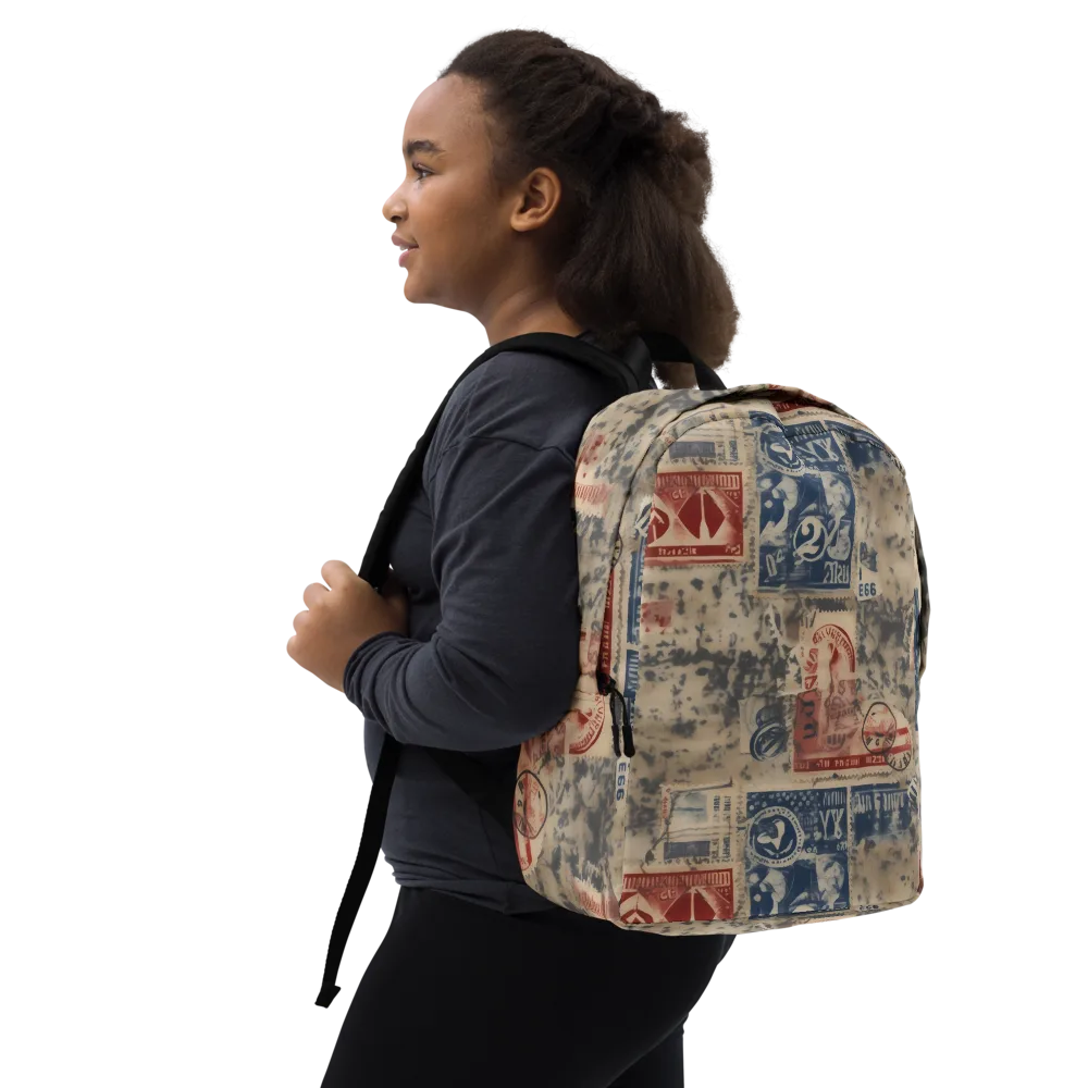 Stampede Blue on Minimalist Backpack — Right Front