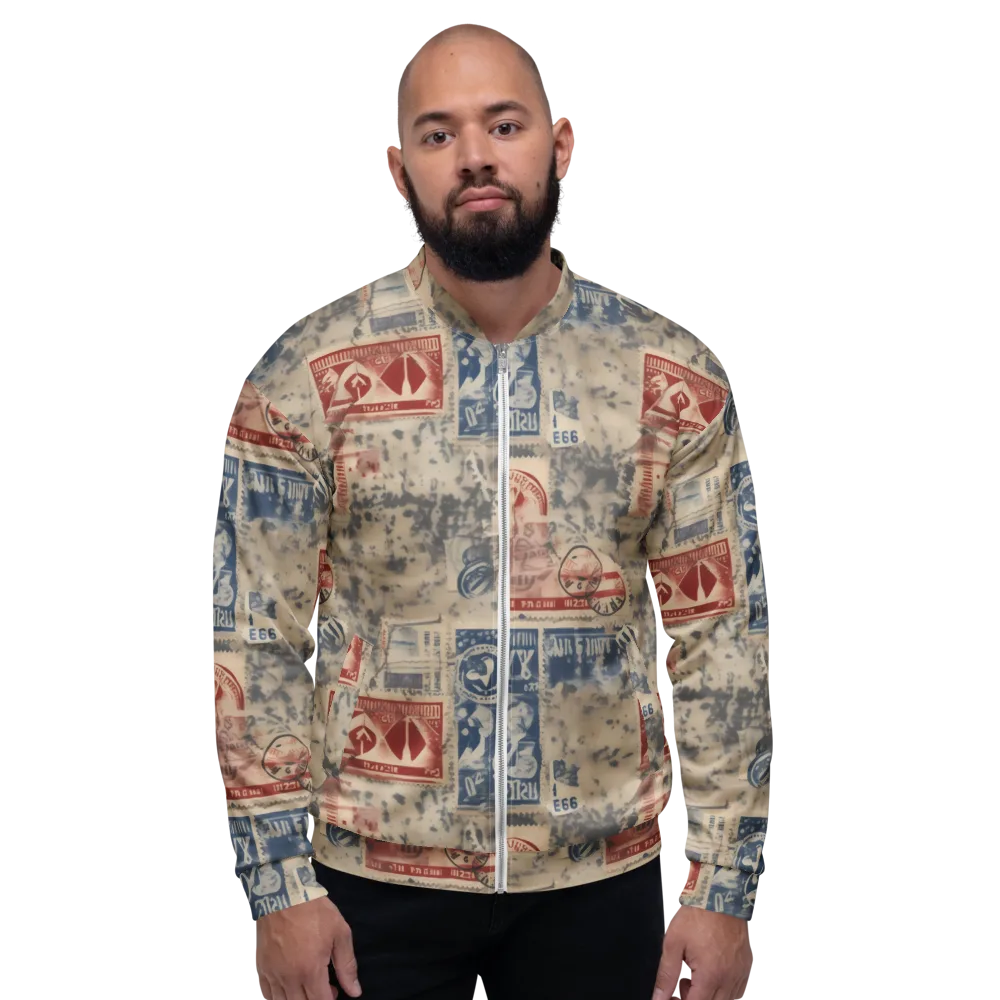 Stampede Blue on Bomber Jacket — Front
