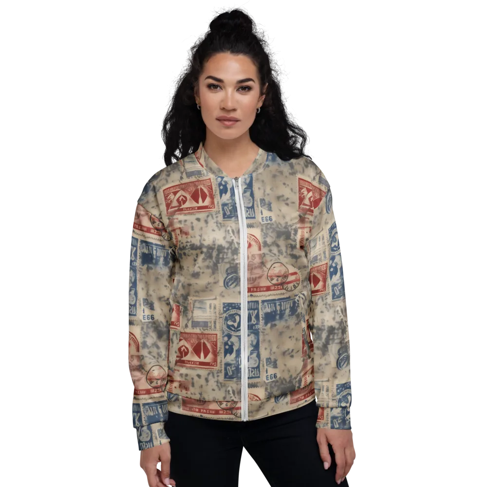 Stampede Blue on Bomber Jacket — Front