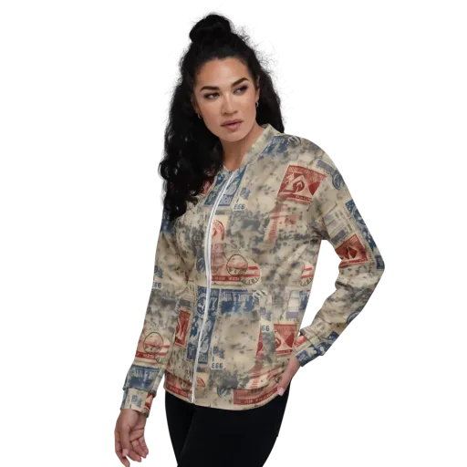 Stampede Blue on a Bomber Jacket