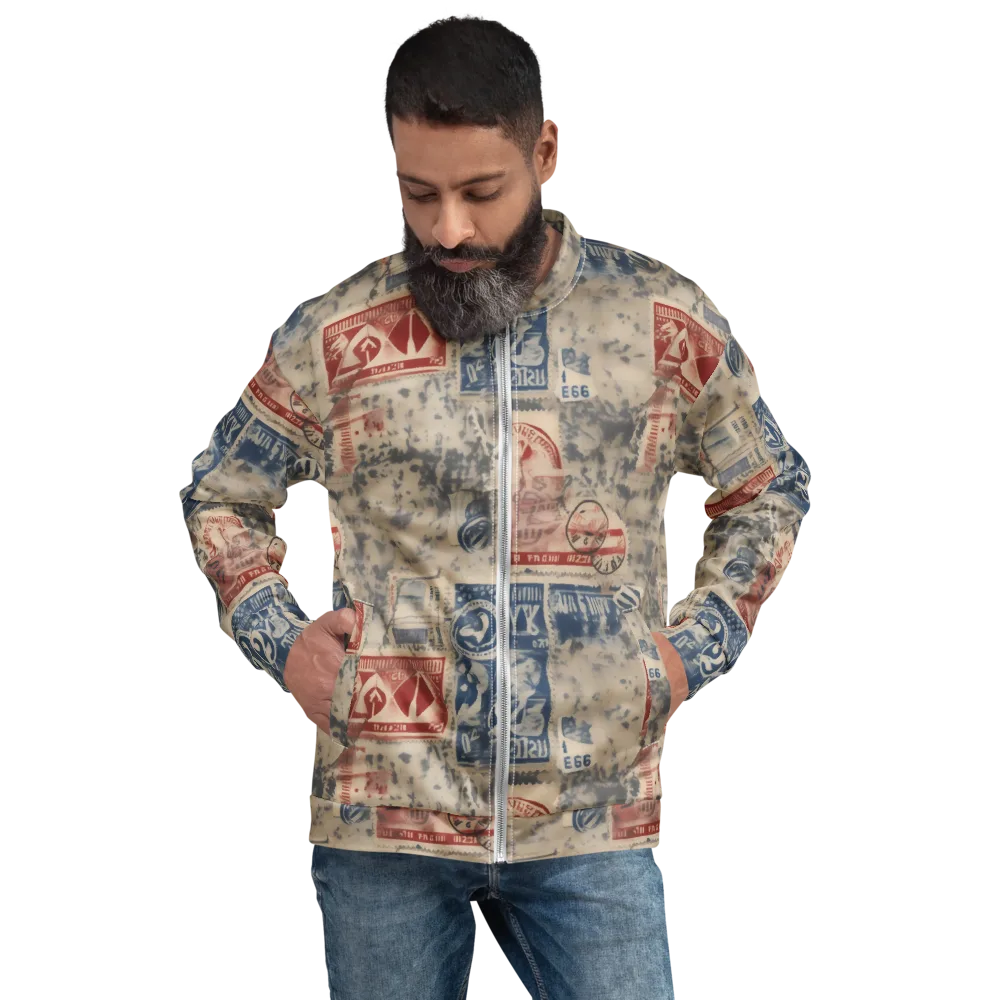 Stampede Blue on Bomber Jacket — Front