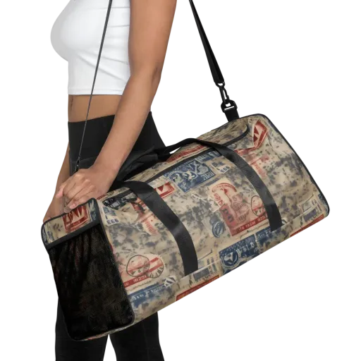 Stampede Blue on a Duffle Bag