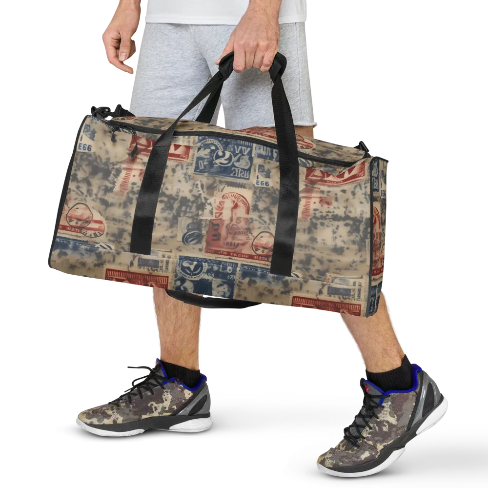 Stampede Blue on Duffle Bag — Front