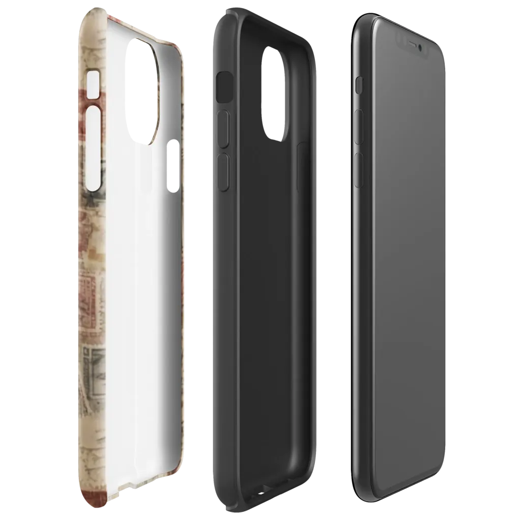 Archive in Red on Tough Case for iPhone® — Right