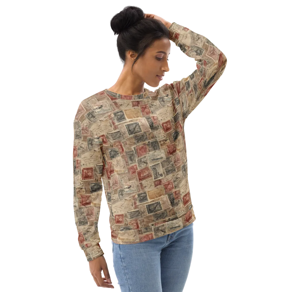 Archive in Red on Sweatshirt — Right Front