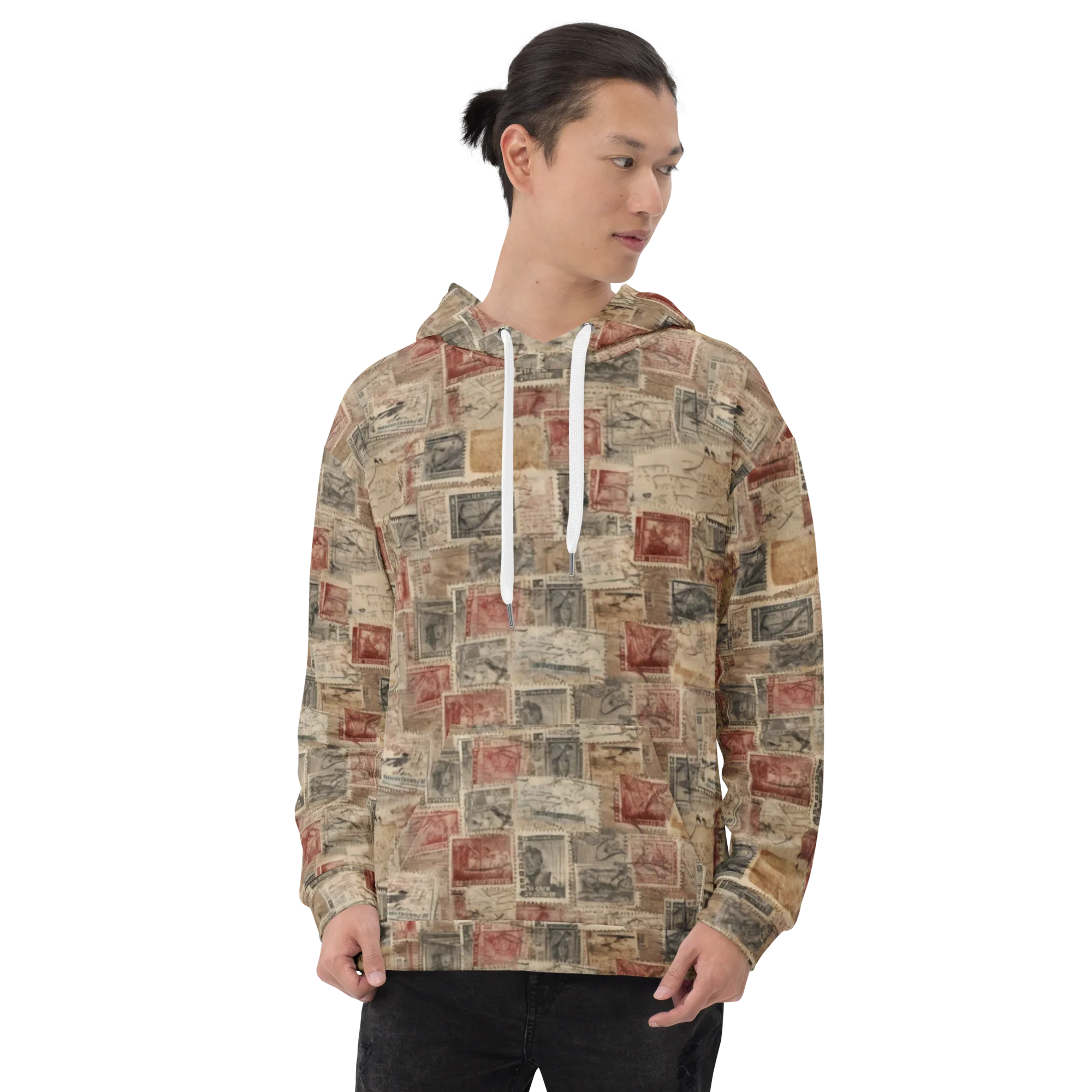 Archive in Red on Hoodie — Front