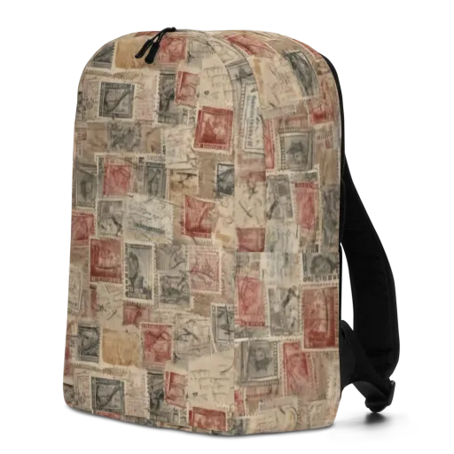 Archive in Red on a Minimalist Backpack