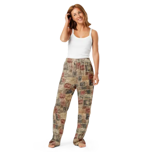Archive in Red on a Women's Pajama Pants