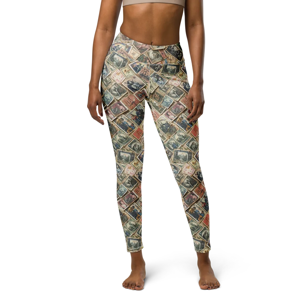 Postmark Pastime on Yoga Leggings — Front