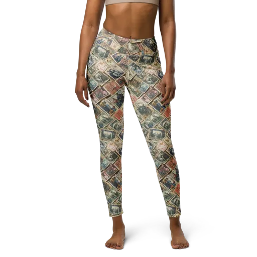 Postmark Pastime on a Yoga Leggings