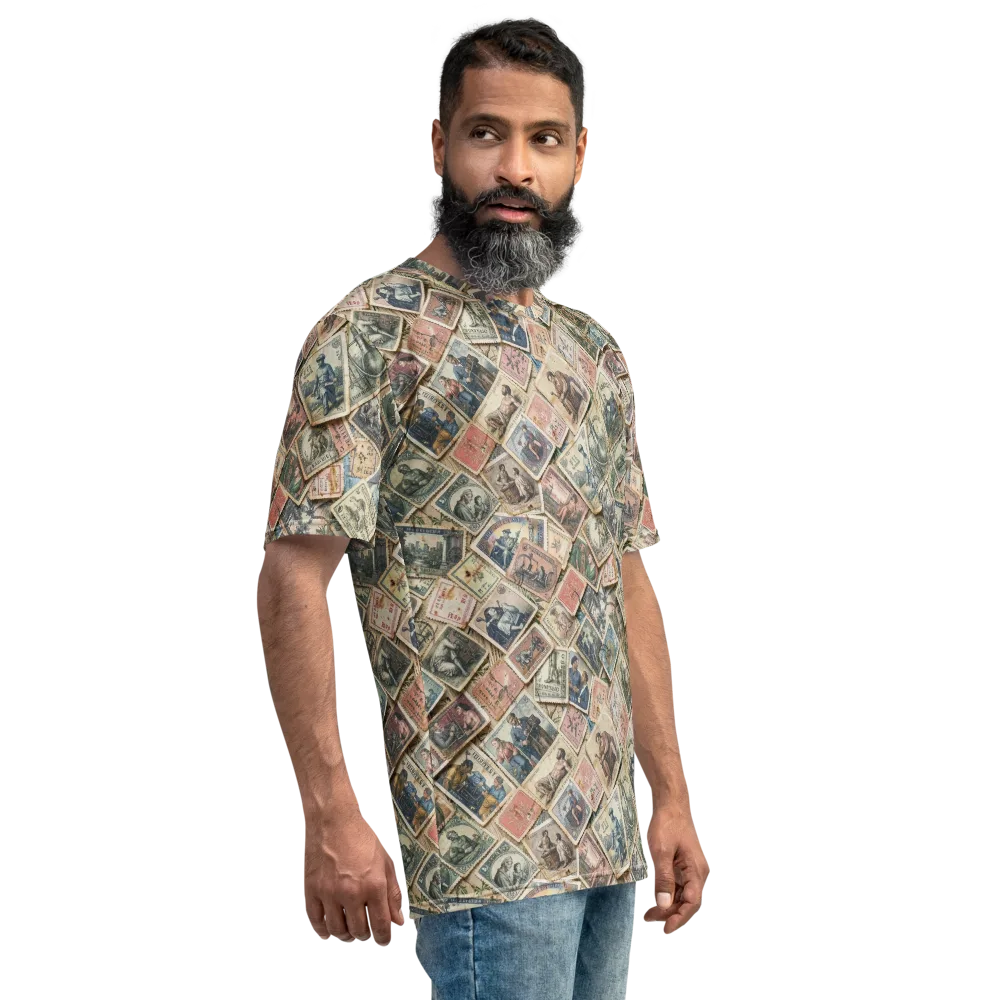Postmark Pastime on Men's Crew Neck T-Shirt — Right