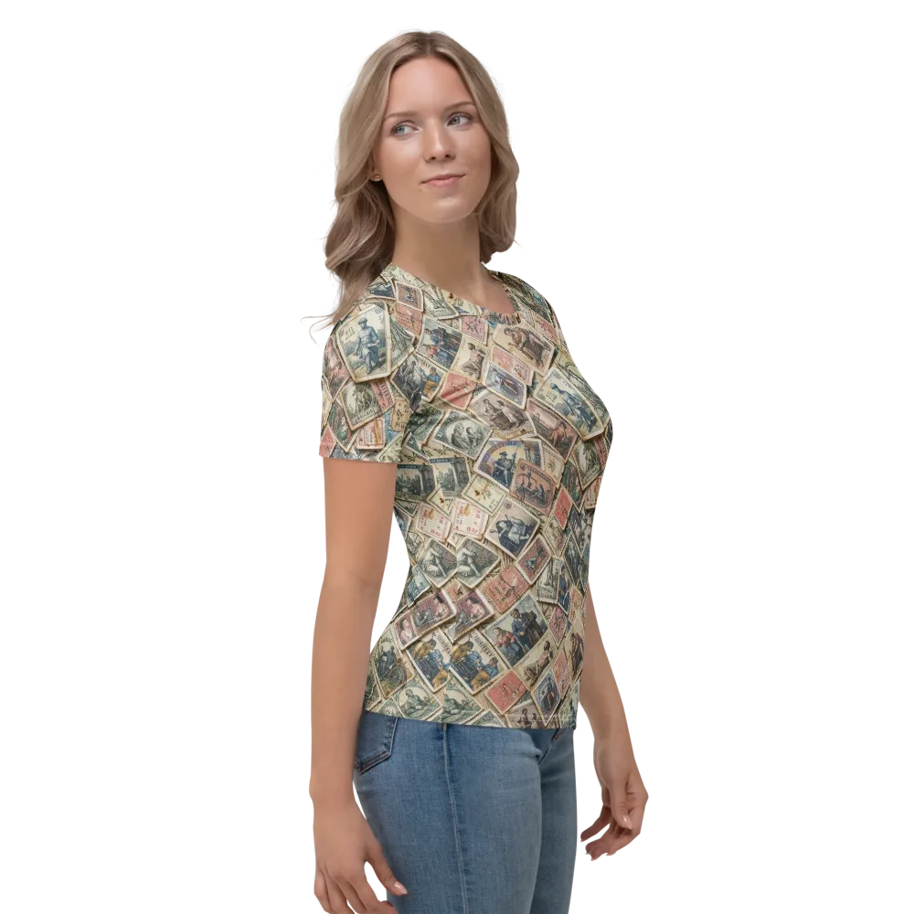 Postmark Pastime on Women's Crew Neck T-Shirt — Right