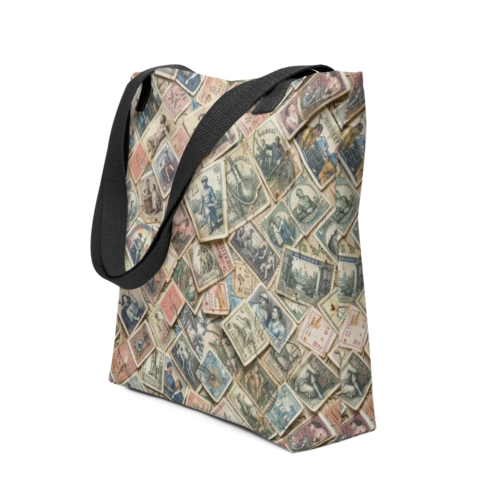 Postmark Pastime on Tote Bag — Front