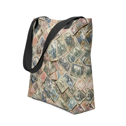 Postmark Pastime on a Tote Bag